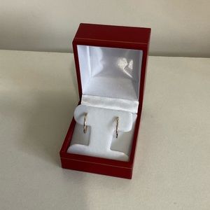 Solid 14K Gold Mini Twist Hoop Earrings | Solid Gold Jewelry | Hoops | Earrings